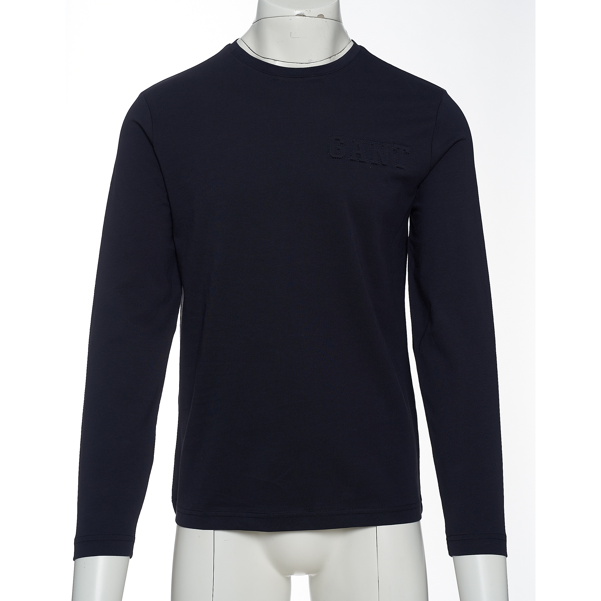 before ghost mannequin clothing image with visible mannequin for apparel product