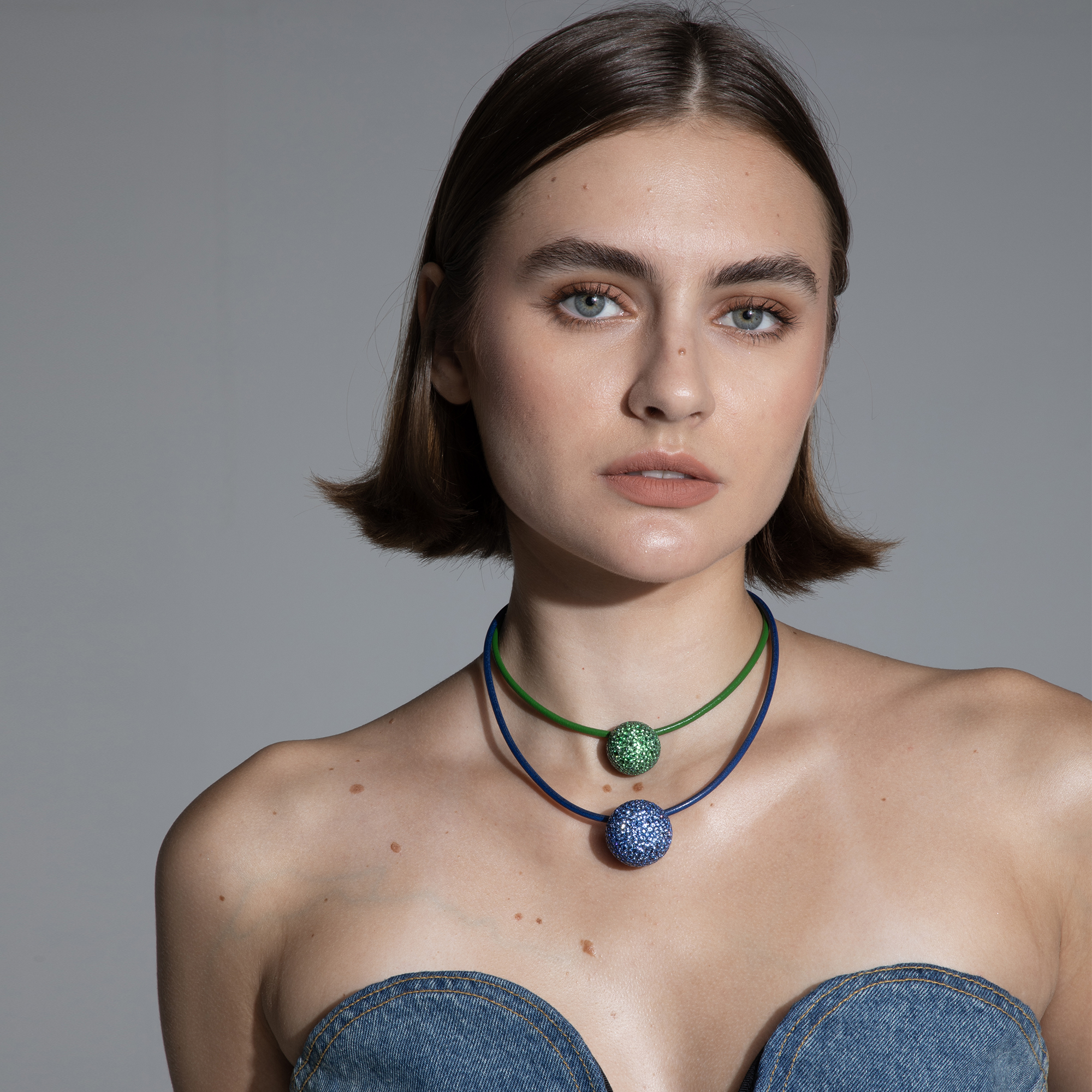 before photo retouching image with skin imperfections and raw portrait