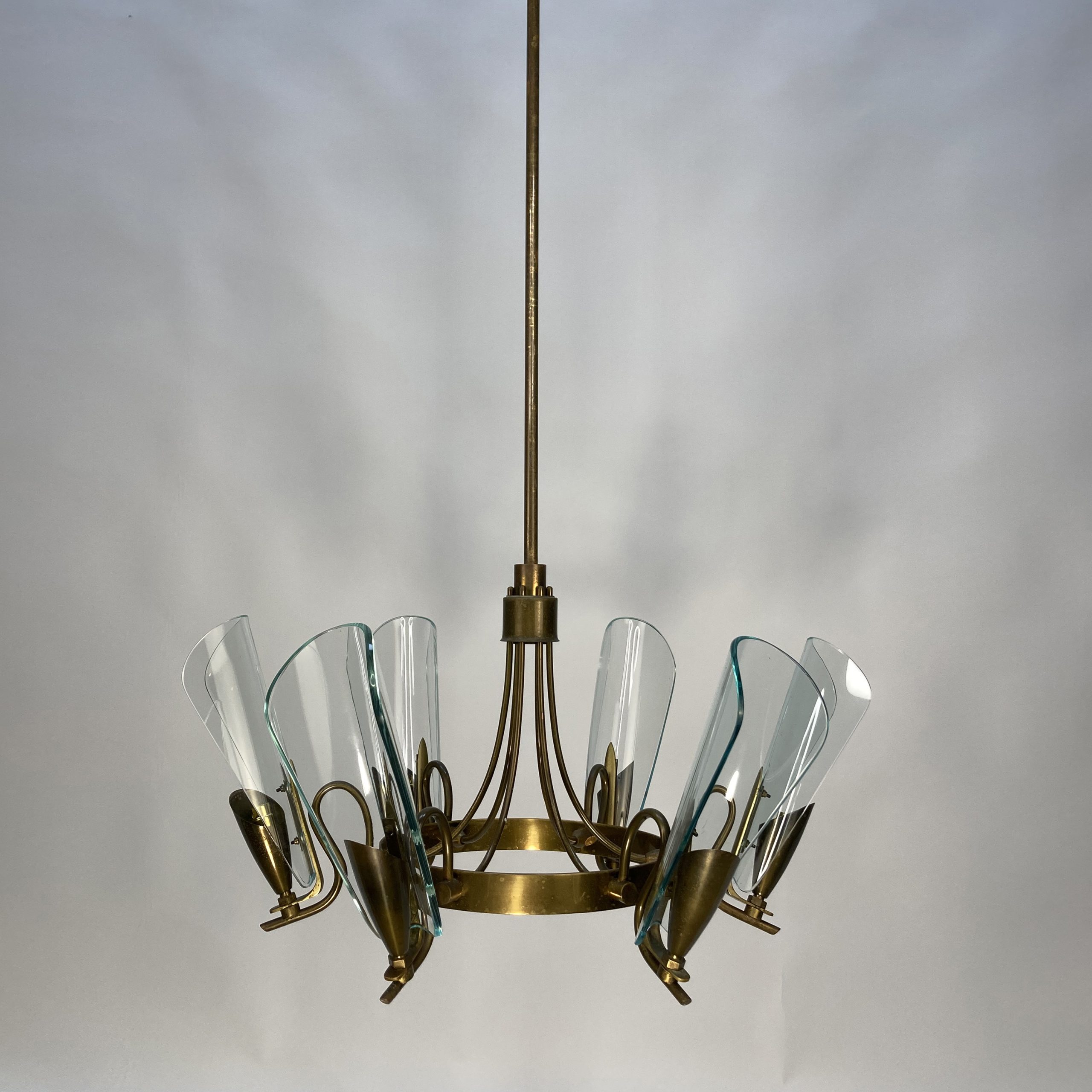 before image editing with poor lighting and color imbalance chandelier product